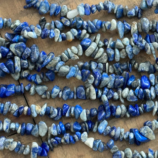 Lapis Lazuli Chip Bead Strand - 5-8mm