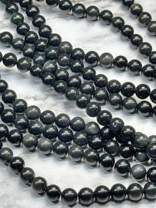 Rainbow Obsidian Beads Strand - 4mm - 6mm - 8mm