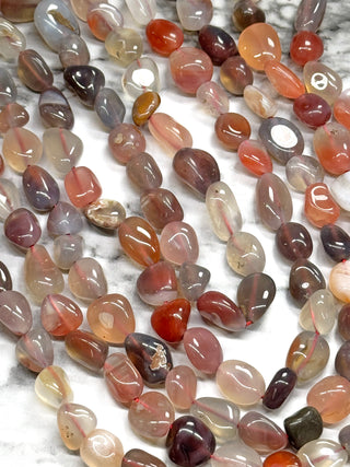 Agate Tumble Beads Strand - 8-16mm