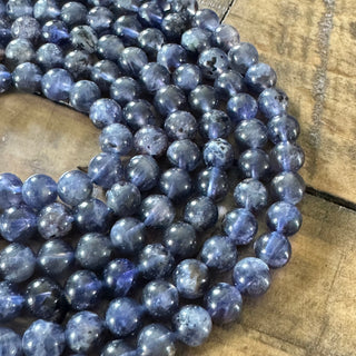 Cordierite Bead Strands - 6mm