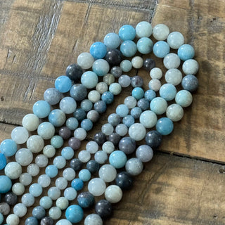 Trolleite Bead Strand - 4mm - 6mm - 8mm