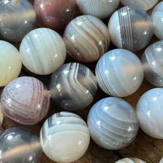 Botswana Agate Beads - 6mm - 8mm