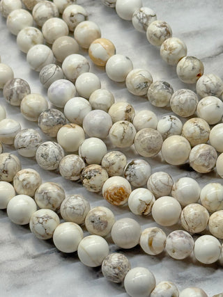 Magnesite Beads Strand - 8mm