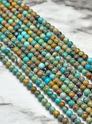 HuBei Turquoise Beads Strand - 3mm