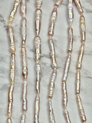 Freshwater Pearl Baroque Keshi Stick Beads Strand