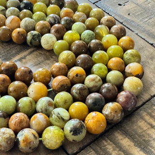 Green Opal Bead Strand - 6mm - 8mm - 10mm