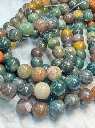 Indian Agate Bead Strand - 4mm - 6mm - 8mm - 10mm