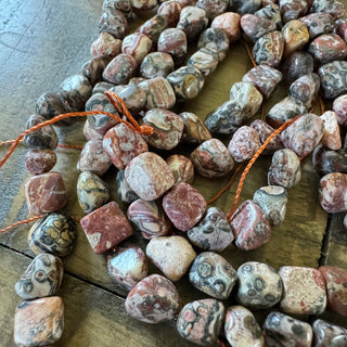 Leopard Skin Jasper Tumbled Stone Beads - 5-7mm