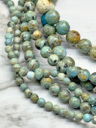 Variscite Beads Strand - 4mm - 6mm - 8mm