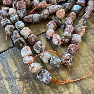 Leopard Skin Jasper Tumbled Stone Beads - 5-7mm