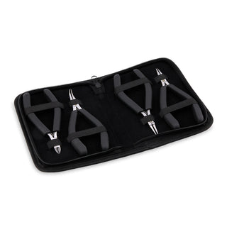Beadalon Designer Series 4pc Slim Pliers Kit w/ Pouch - Black Handle