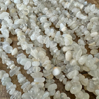 5-8mm Moonstone Chip Bead Strand
