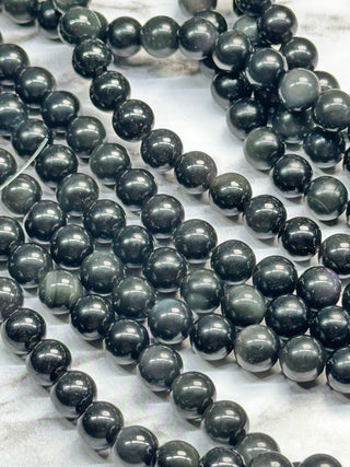 Rainbow Obsidian Beads Strand - 4mm - 6mm - 8mm