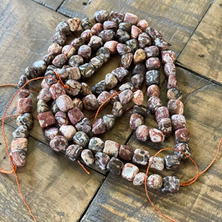 Leopard Skin Jasper Tumbled Stone Beads - 5-7mm