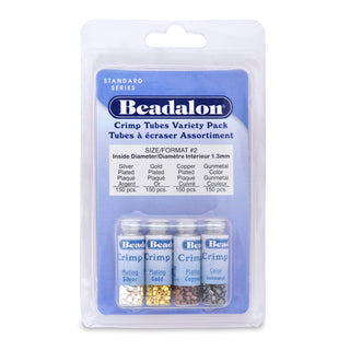 Beadalon Crimp Tubes Variety Pack