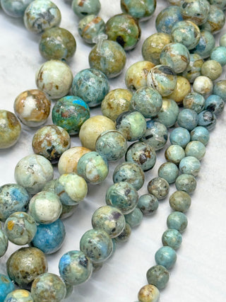Variscite Beads Strand - 4mm - 6mm - 8mm