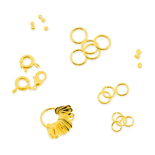 Beadalon Findings Variety Pack  - 132pc - Silver & Gold