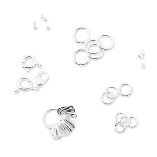 Beadalon Findings Variety Pack  - 132pc - Silver & Gold
