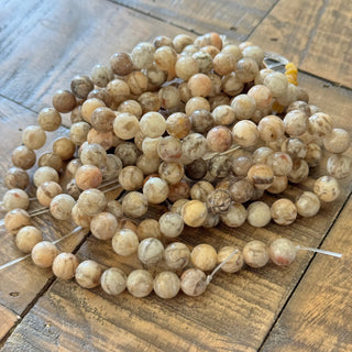 Feldspar Beads - 6mm - 8mm