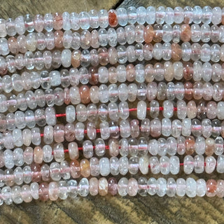 Rondelle Fire Quartz Beads - 4x2mm