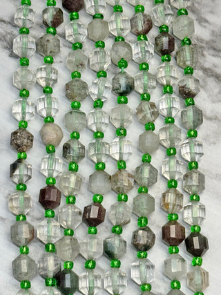 Garden Quartz Cathedral Beads Strand - 7mm