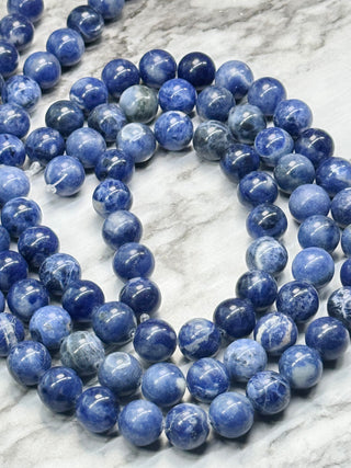 Sodalite Beads Strand - 12mm