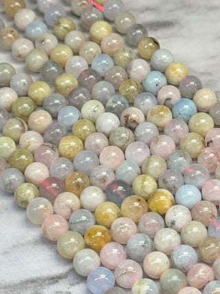 Morganite Beads Strand - 6.5mm