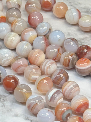 Grade A Sardonyx Beads Strand - 14mm