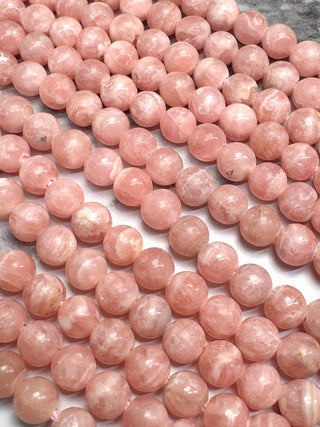 Rhodochrosite Bead Strand - 4mm