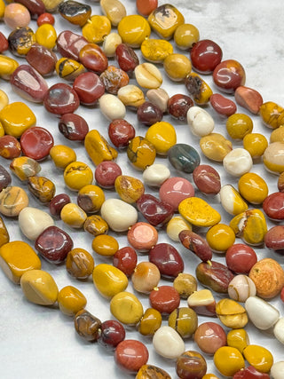 Mookaite Tumbled Nugget Beads Strand - 5-10mm