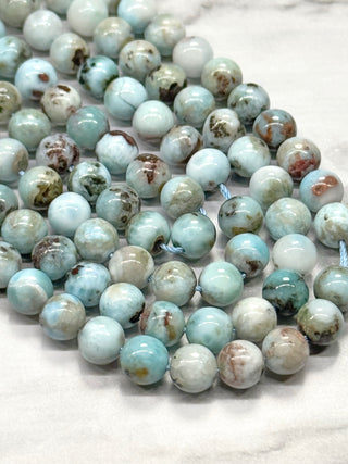 Larimar Beads Strand - 6mm - 8mm