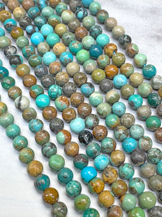 HuBei Turquoise Beads Strand - 3mm