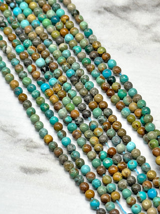 HuBei Turquoise Beads Strand - 3mm