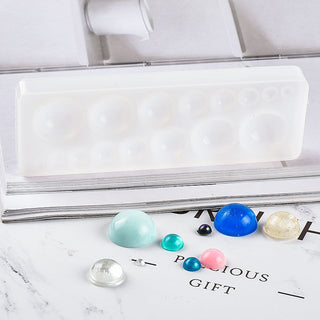 Half Dome Cabochon Resin Silicone Mold