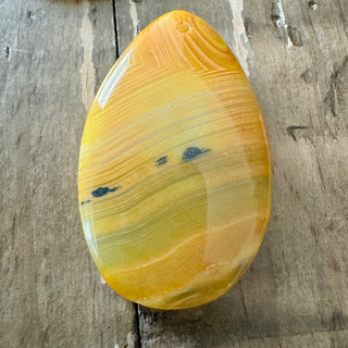 5pc Banded Agate Pendants