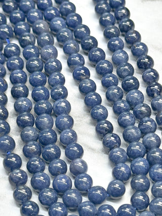 Grade A Sapphire Beads Strand - 5mm