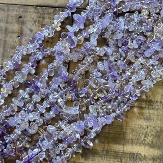 Ametrine Chip Bead Strand - 5-8mm