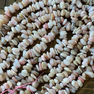 Pink Opal Chip Bead Strand - 6-10mm