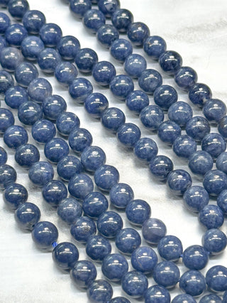 Grade A Sapphire Beads Strand - 5mm