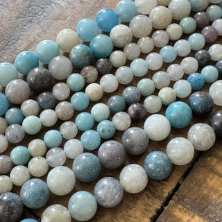 Trolleite Bead Strand - 4mm - 6mm - 8mm