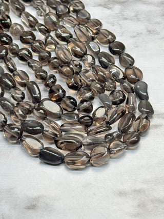 Ice Obsidian Tumbled Nuggets Beads Strand - 5-8mm
