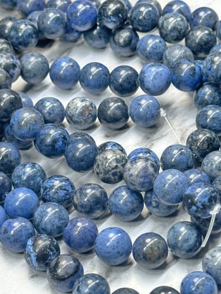 Dumortierite Grade A Beads Strand - 10mm