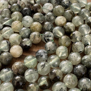Grade AB Prehnite Bead Strand - 6mm - 8mm