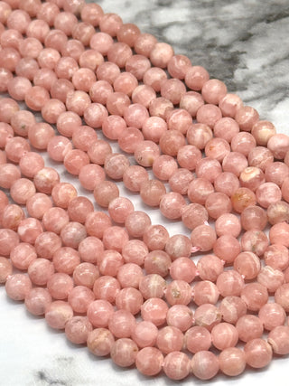 Rhodochrosite Bead Strand - 4mm