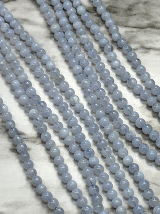 Chalcedony Beads Strand - 4mm