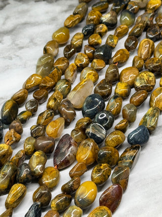 Pietersite Tumbled Beads Strand - 5-10mm