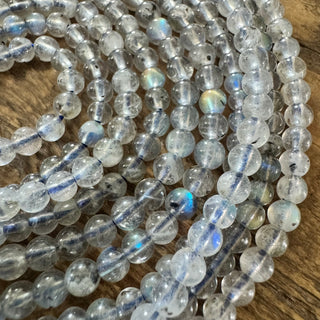 Grade A Labradorite Bead Strand - 4mm