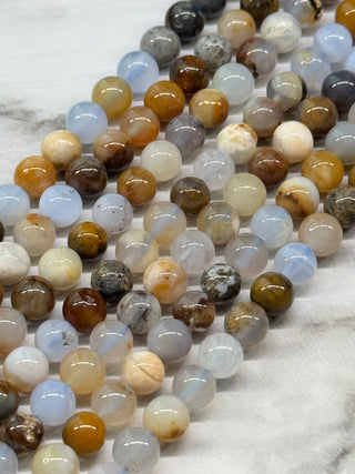 Chalcedony Beads Strand - 6mm