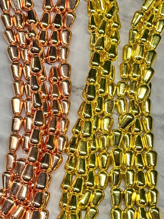 Magnetic Hematite Teardrop Beads Strand - 8x6mm - Multiple Colors