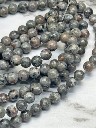 Yooperlite/Syenite Beads Strand - 6.5mm - 8mm - 10mm - 12mm